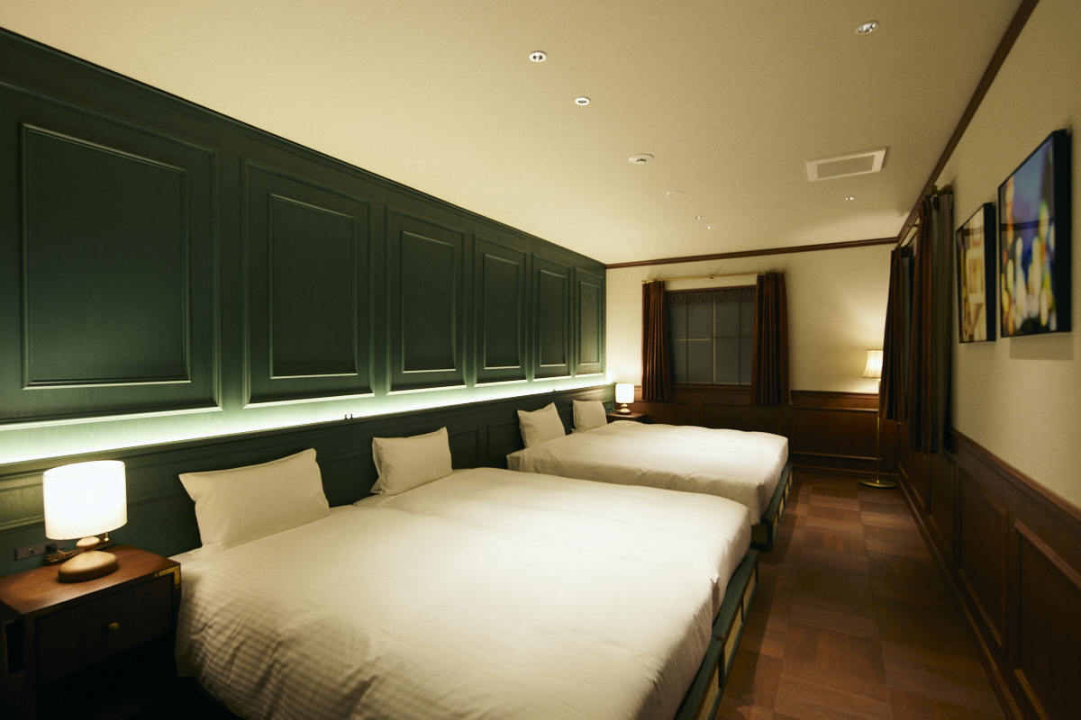 THE HOUSE｜ベッドルーム　137㎡の独立棟をまるごと貸し切る、新しいホテルステイ（3F）