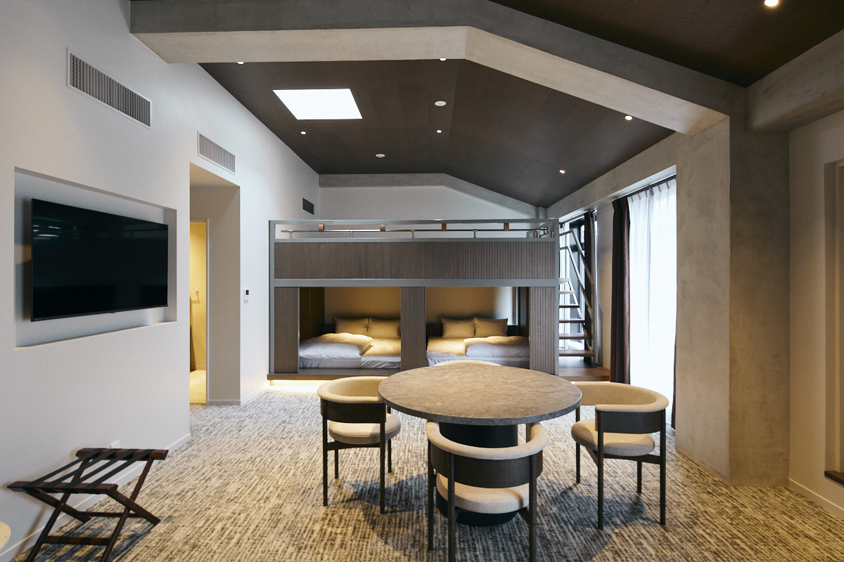 ロフトスイート｜客室内