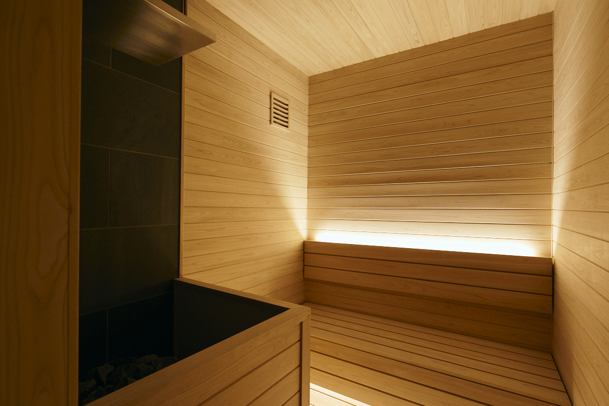 THE HOUSE｜好きなタイミングで利用できる、専用サウナ（1F）