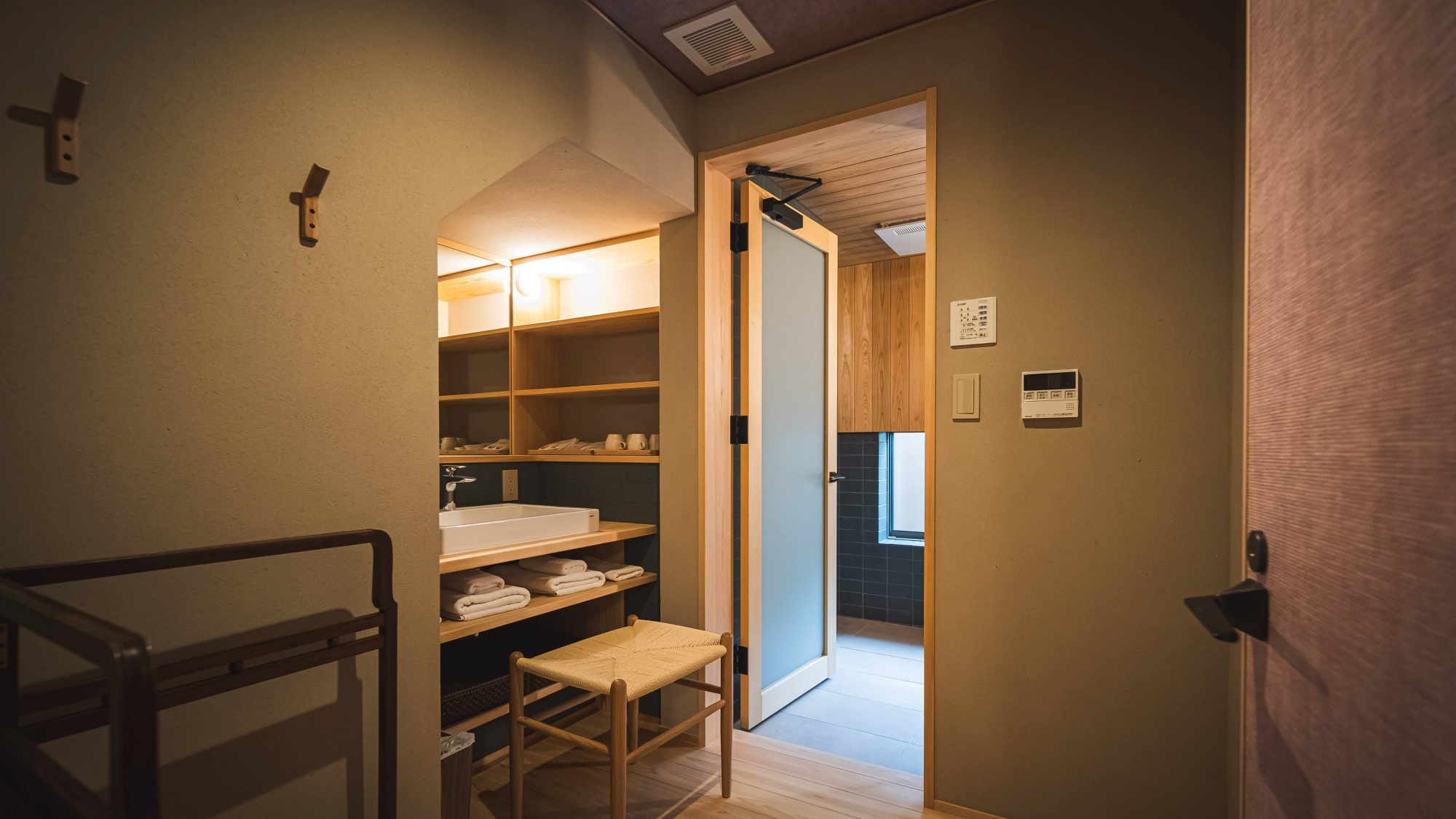 *【洗面・浴室】旅の疲れをやさしく癒すプライベート空間。