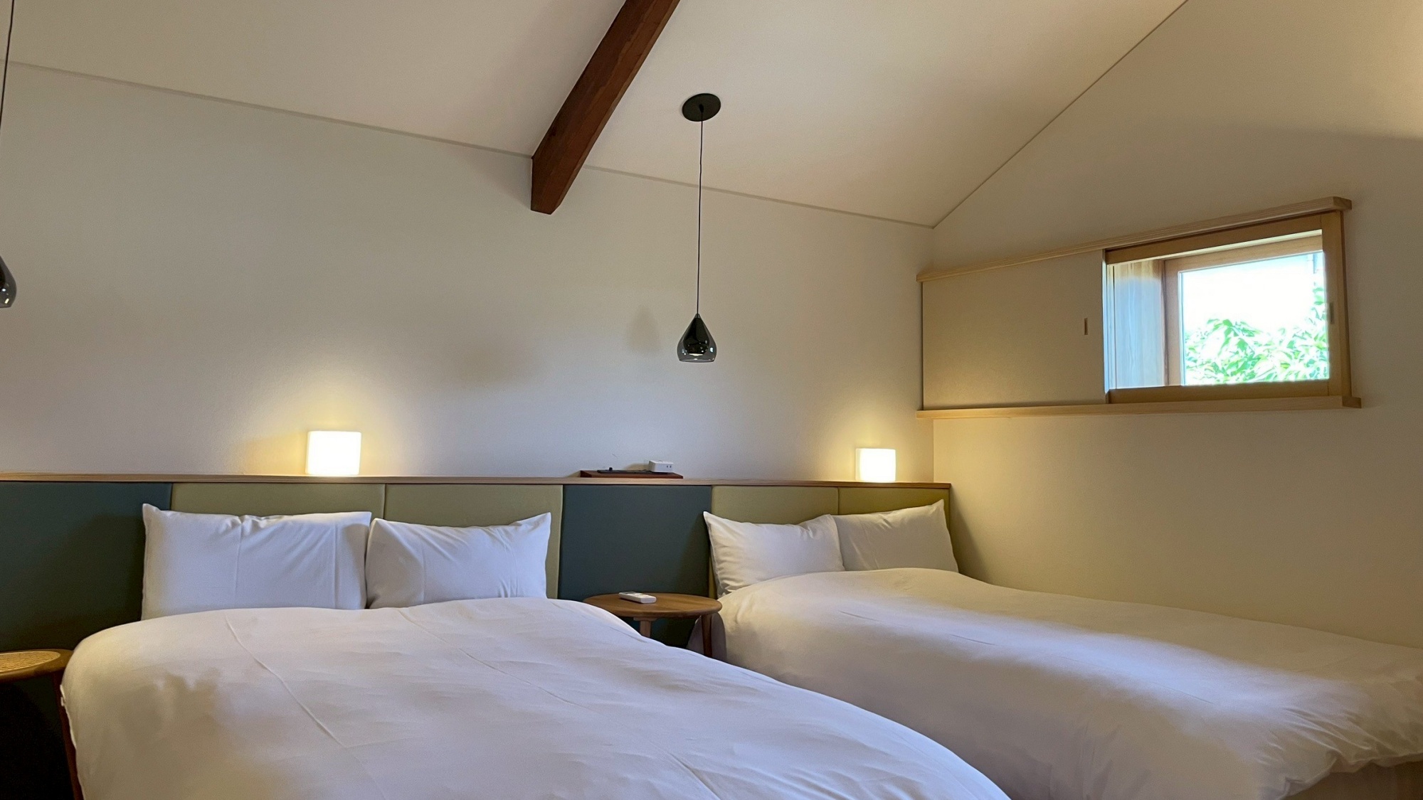 *【寝室】非日常を感じながら、静かに流れる時間を満喫。