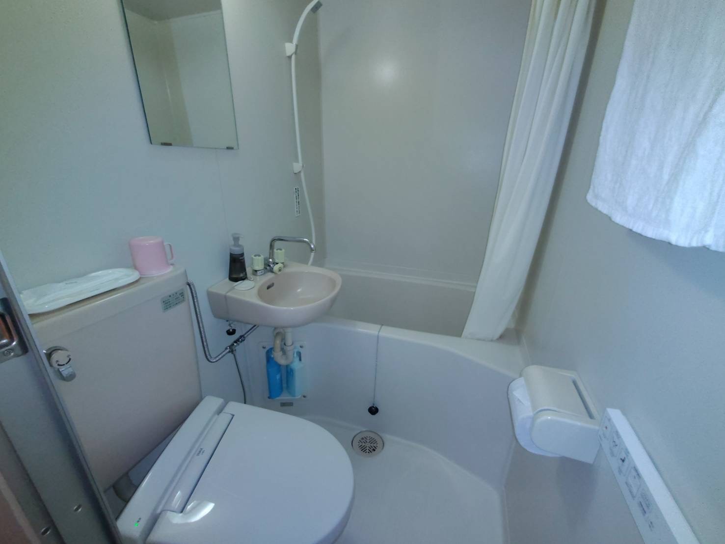 ダブルのお部屋のバスルーム