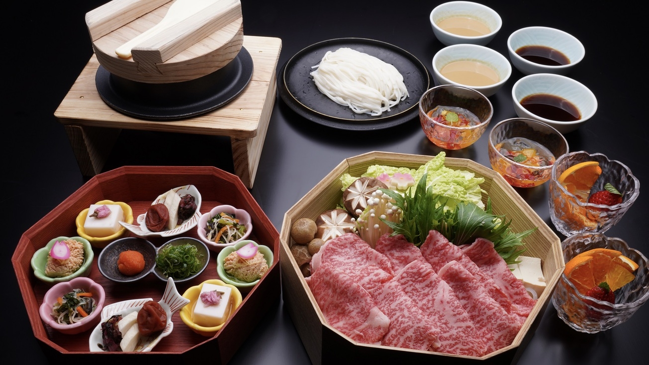 【お部屋食】★夕食はお部屋でゆったり＜熊野牛しゃぶしゃぶ鍋＞を堪能★朝食は和洋バイキング♪♪