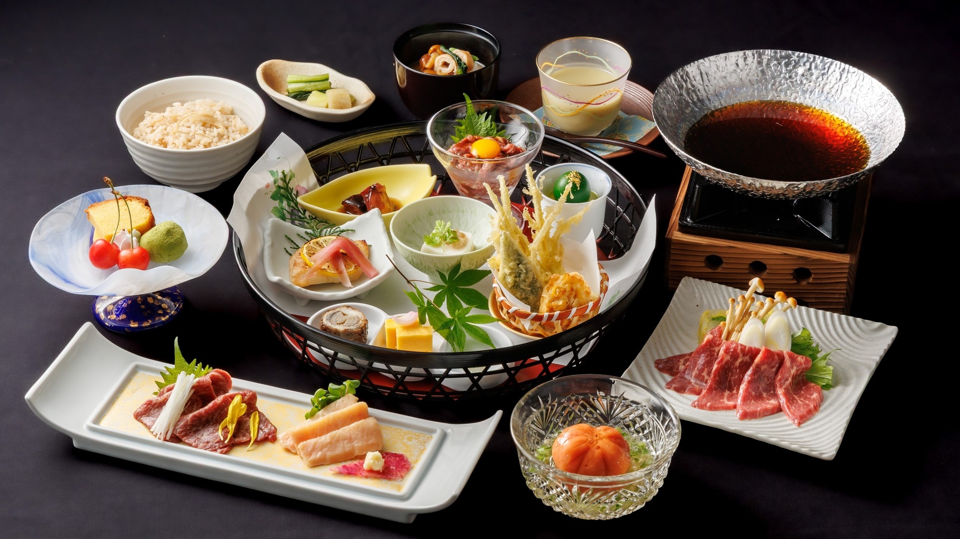 【信州で馬肉を味わう特別会席プラン】桜肉を三つの趣向で愉しむ！「2食付」