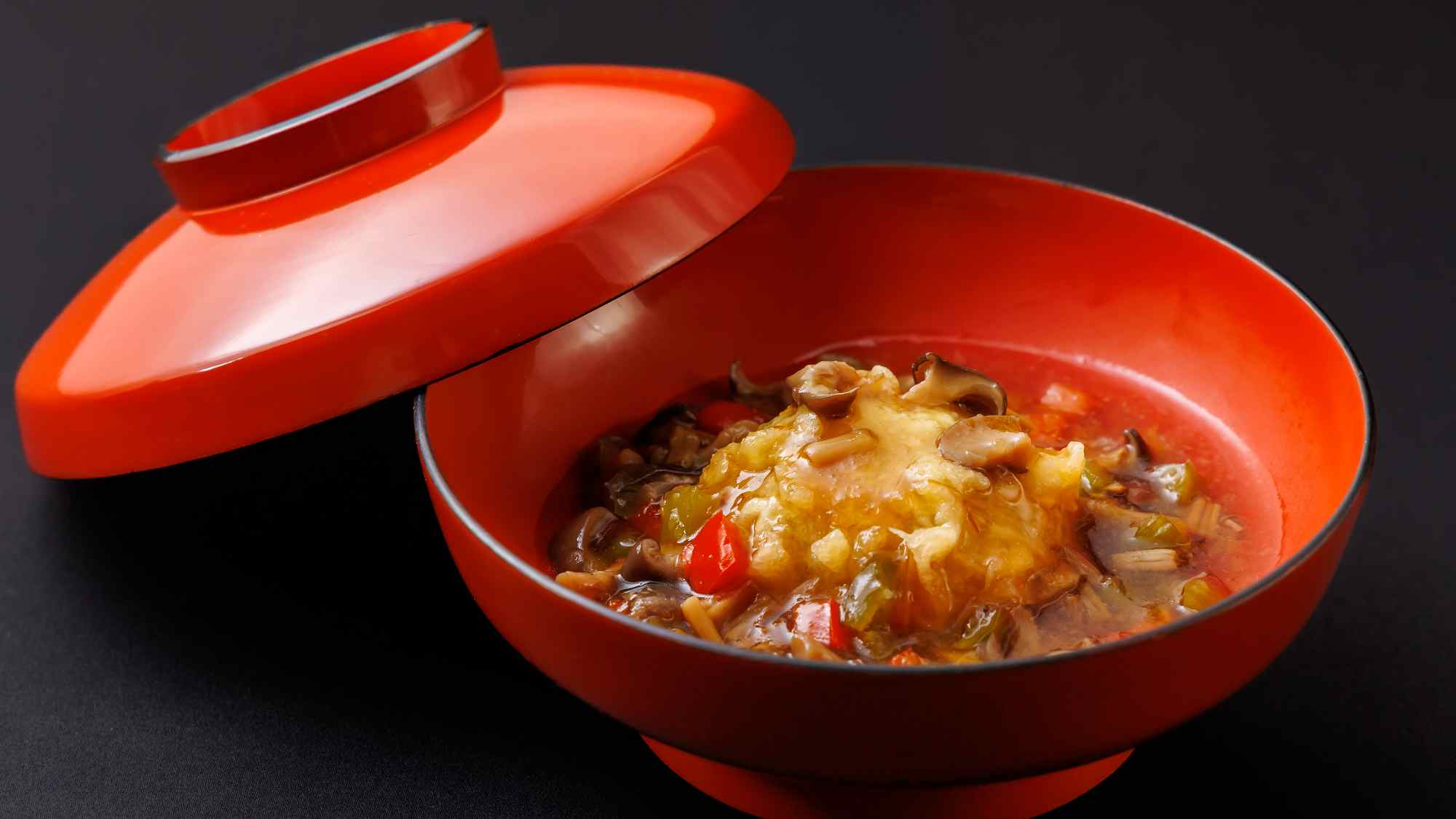 単品：信州名物　おやき五目あんかけ