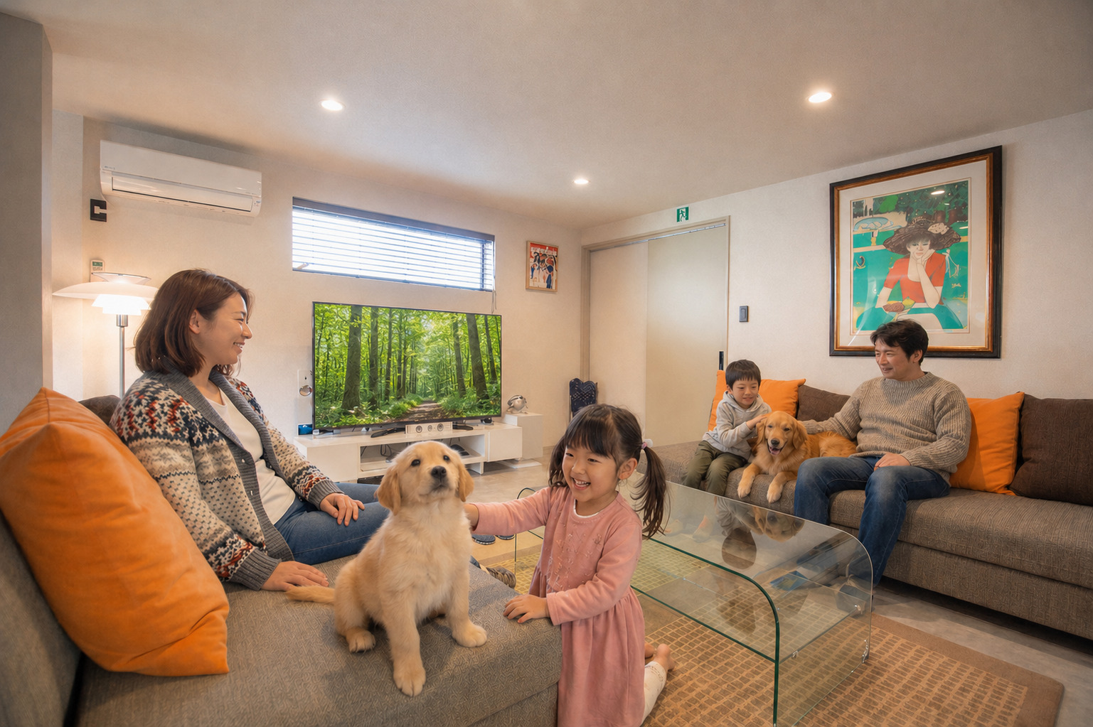 ペット二匹まで無料で宿泊可能です！ 大型犬も可