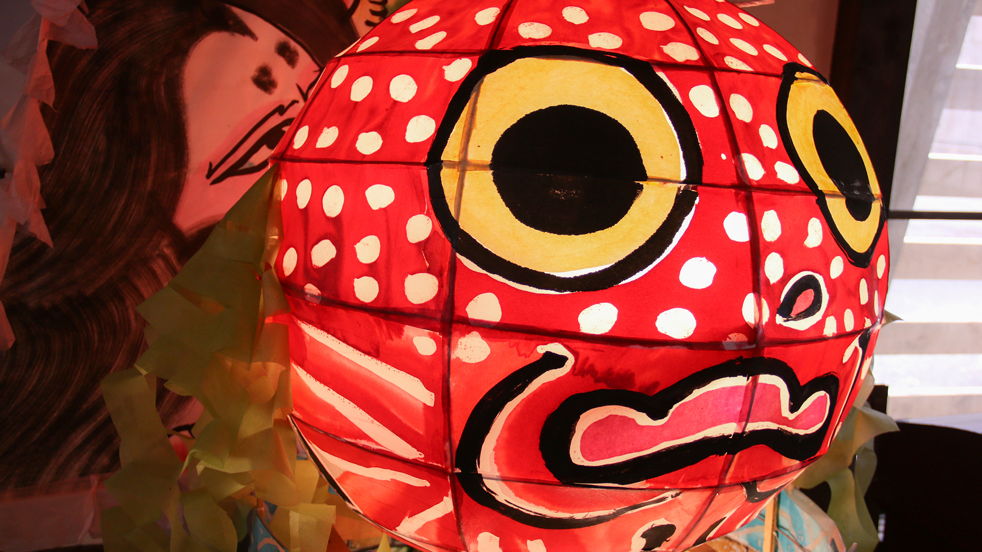 #茶屋イメージ　青森の伝統工芸品(金魚ねぶた)