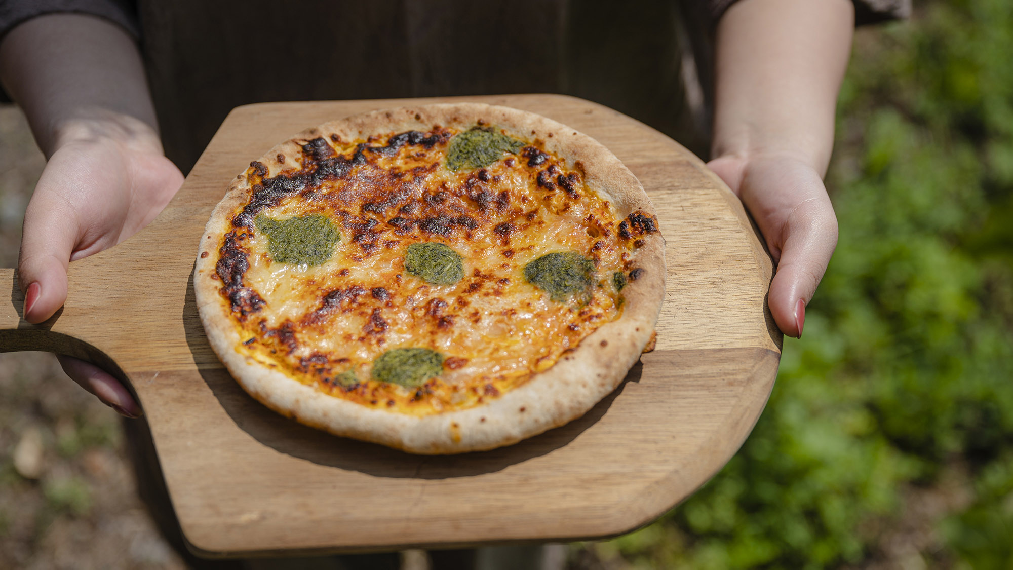 ・【手作りピザ】ピザ窯の無料貸出可能。大空の下でお好みのピザを作ることが出来ます