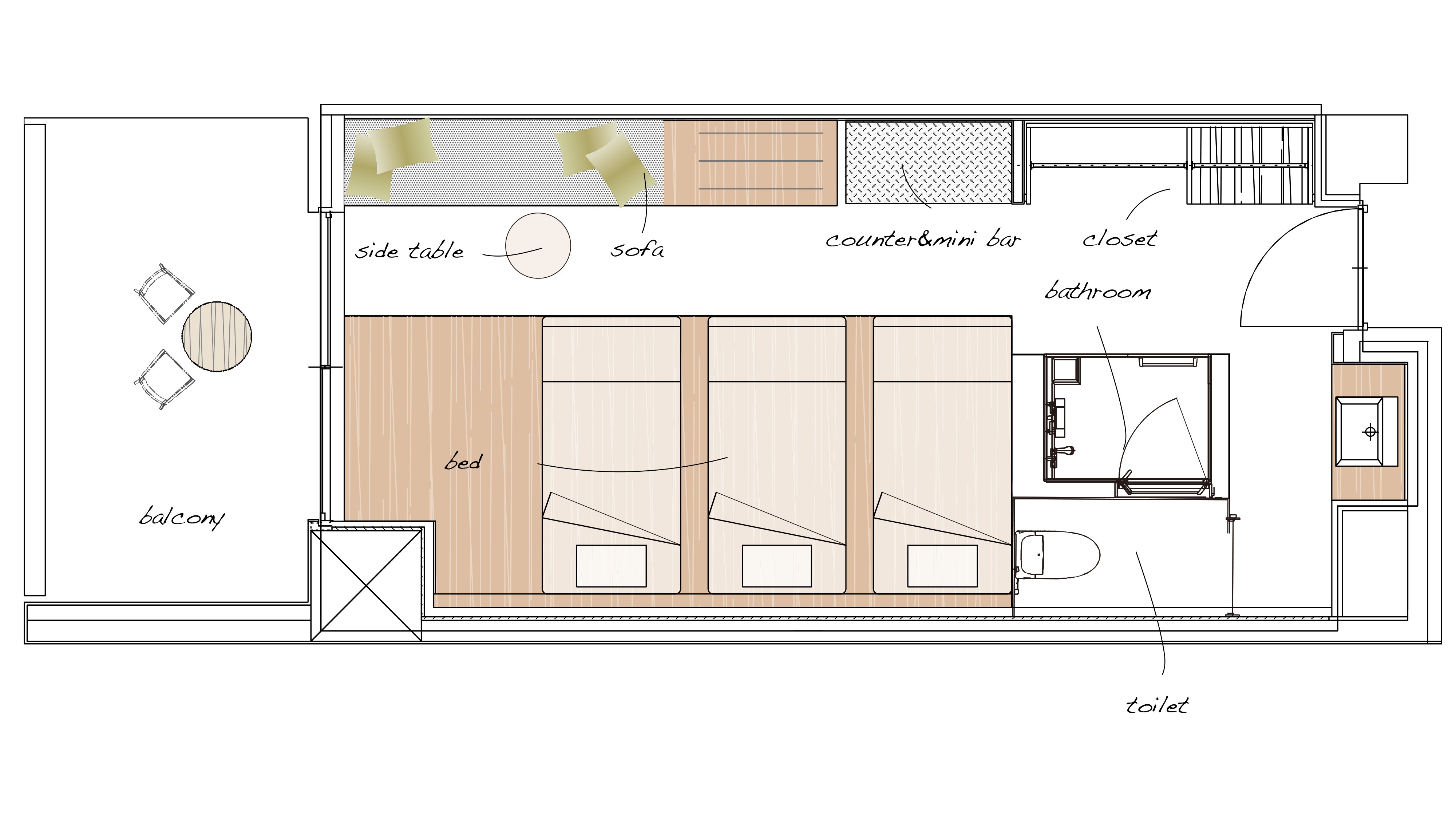 ベーシックトリプル　シティビュー