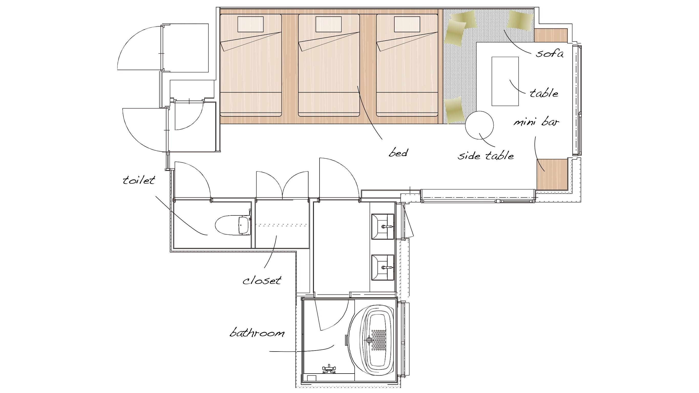 デラックストリプル　リバービュー