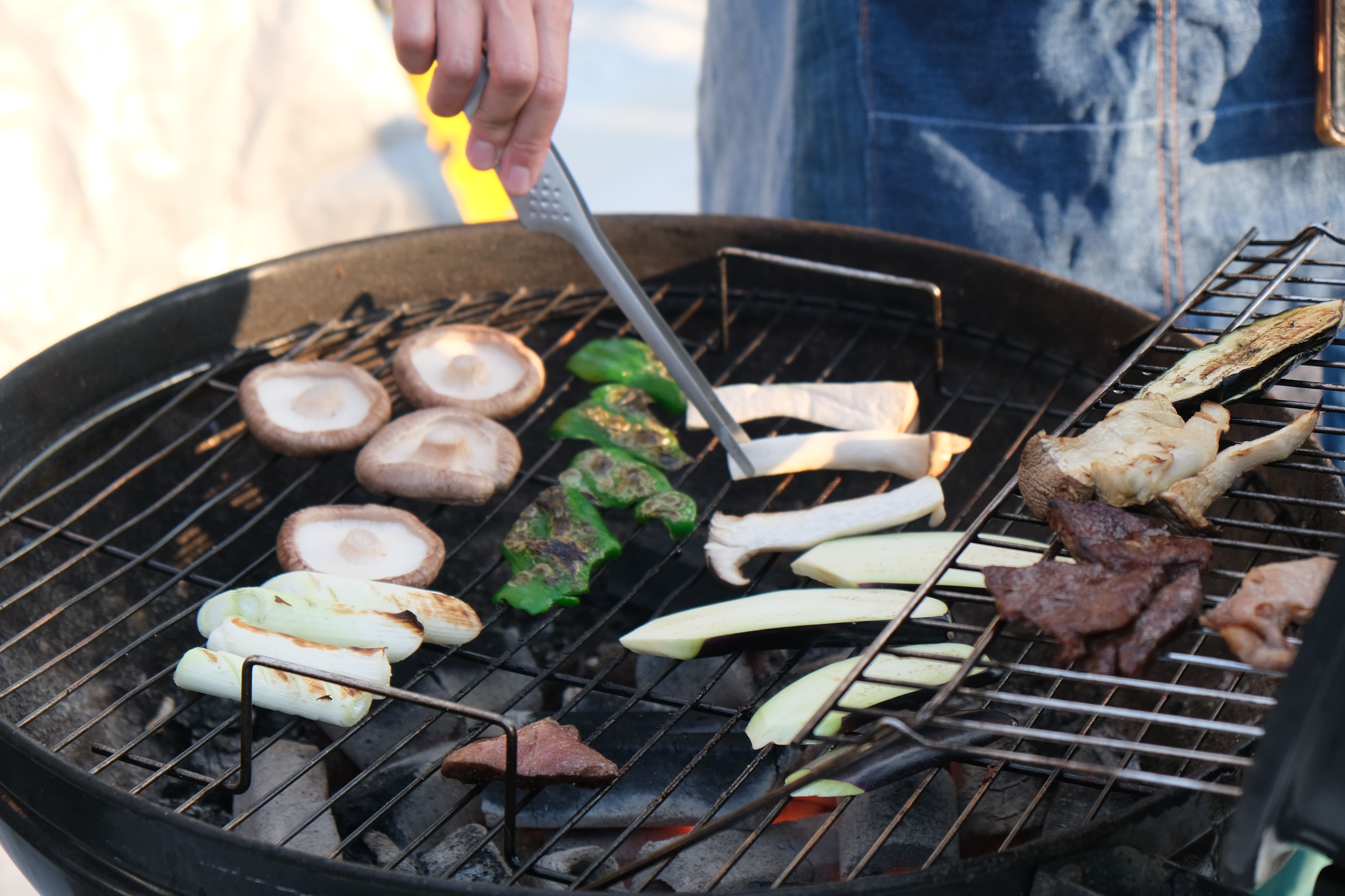BBQの様子