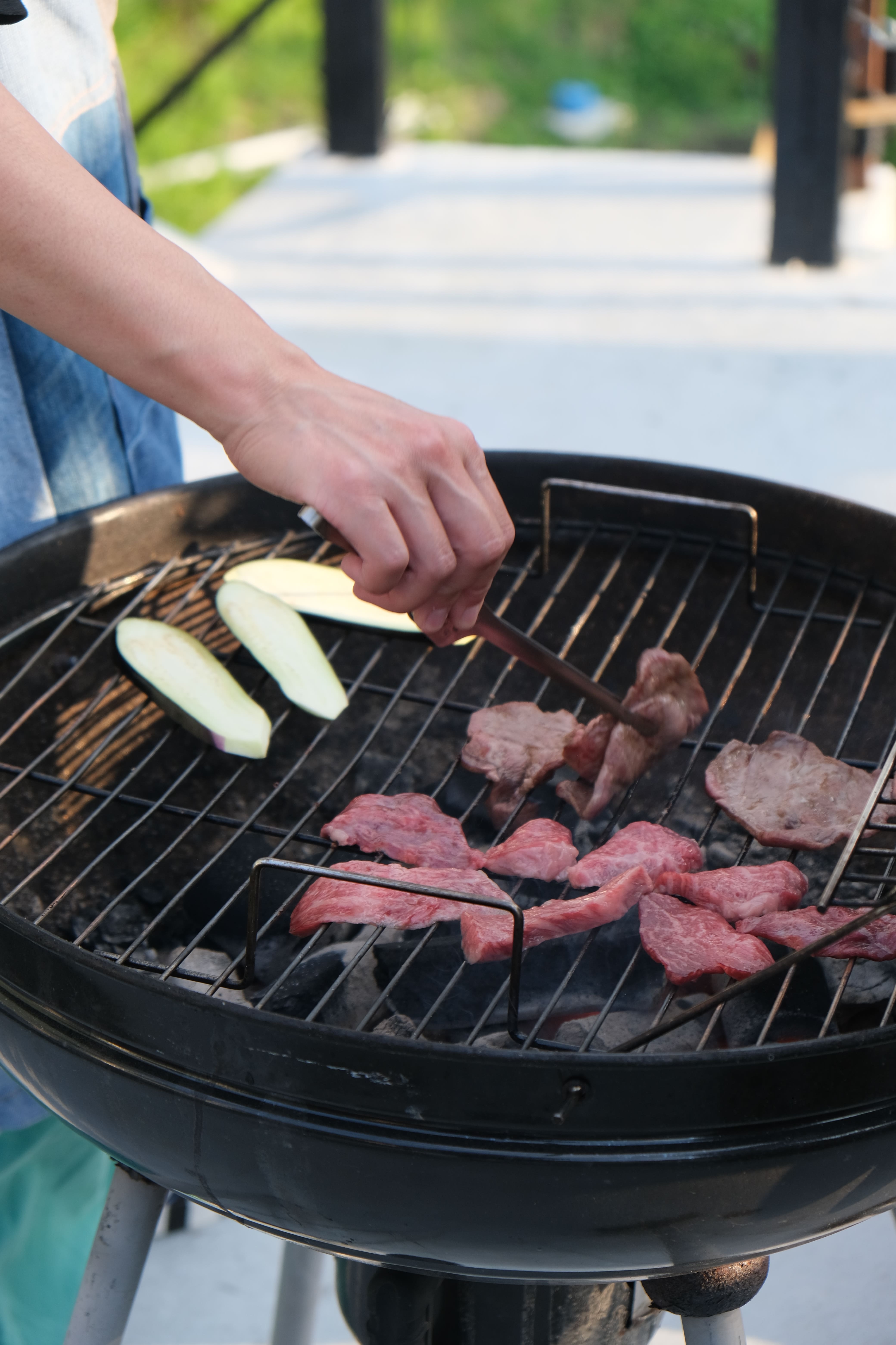 BBQの様子