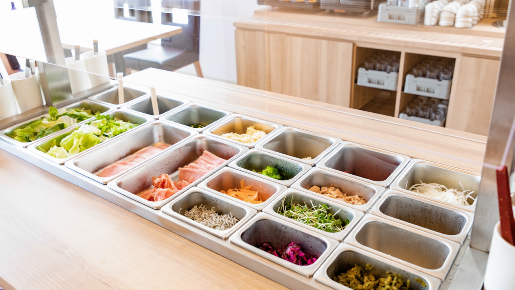 朝食ビュッフェ