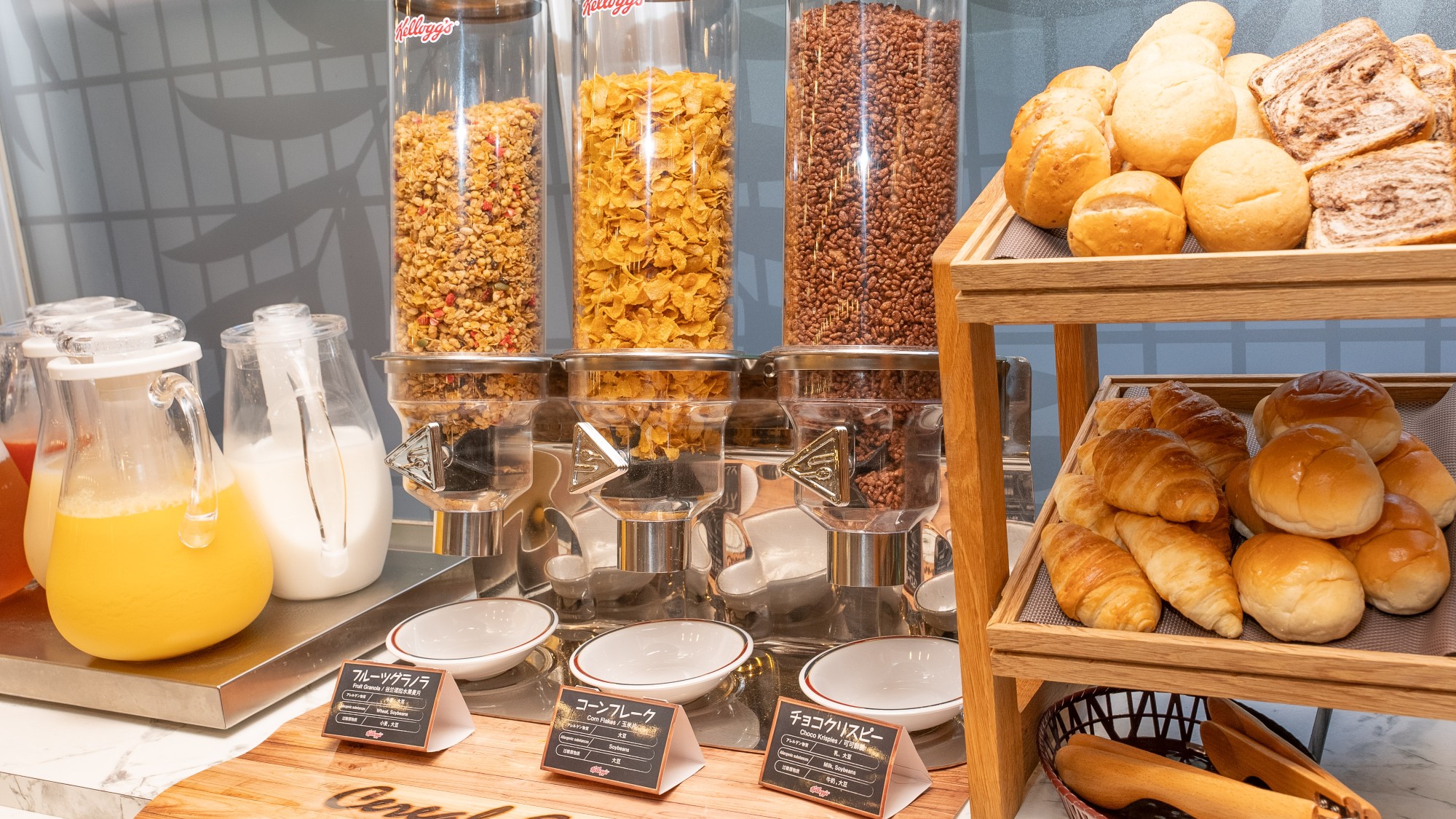 朝食ビュッフェ