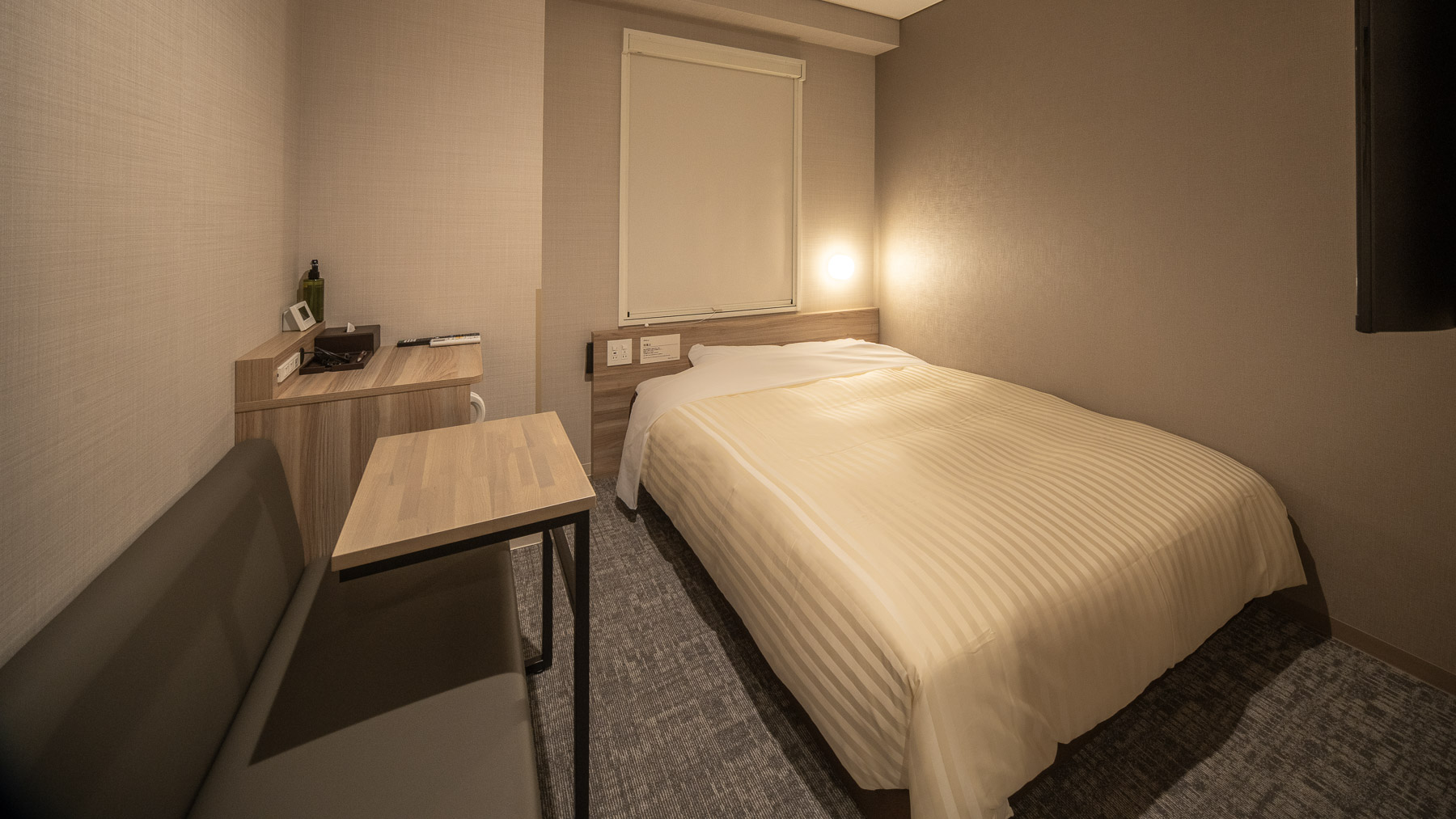 やや暗めの明るさが眠りを誘います