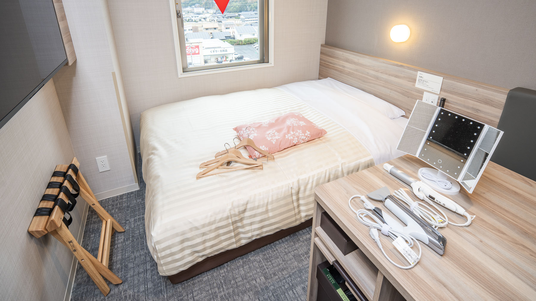 女性限定のお部屋,ベッドサイズ150㎝幅