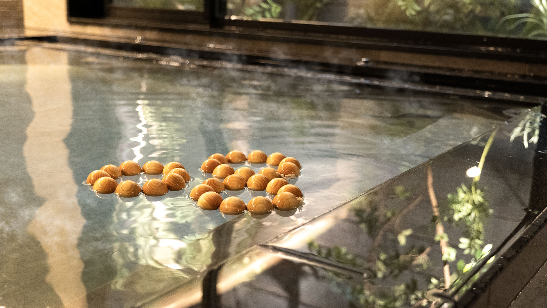 ひのきボールで森林浴のようなリラックス効果♪