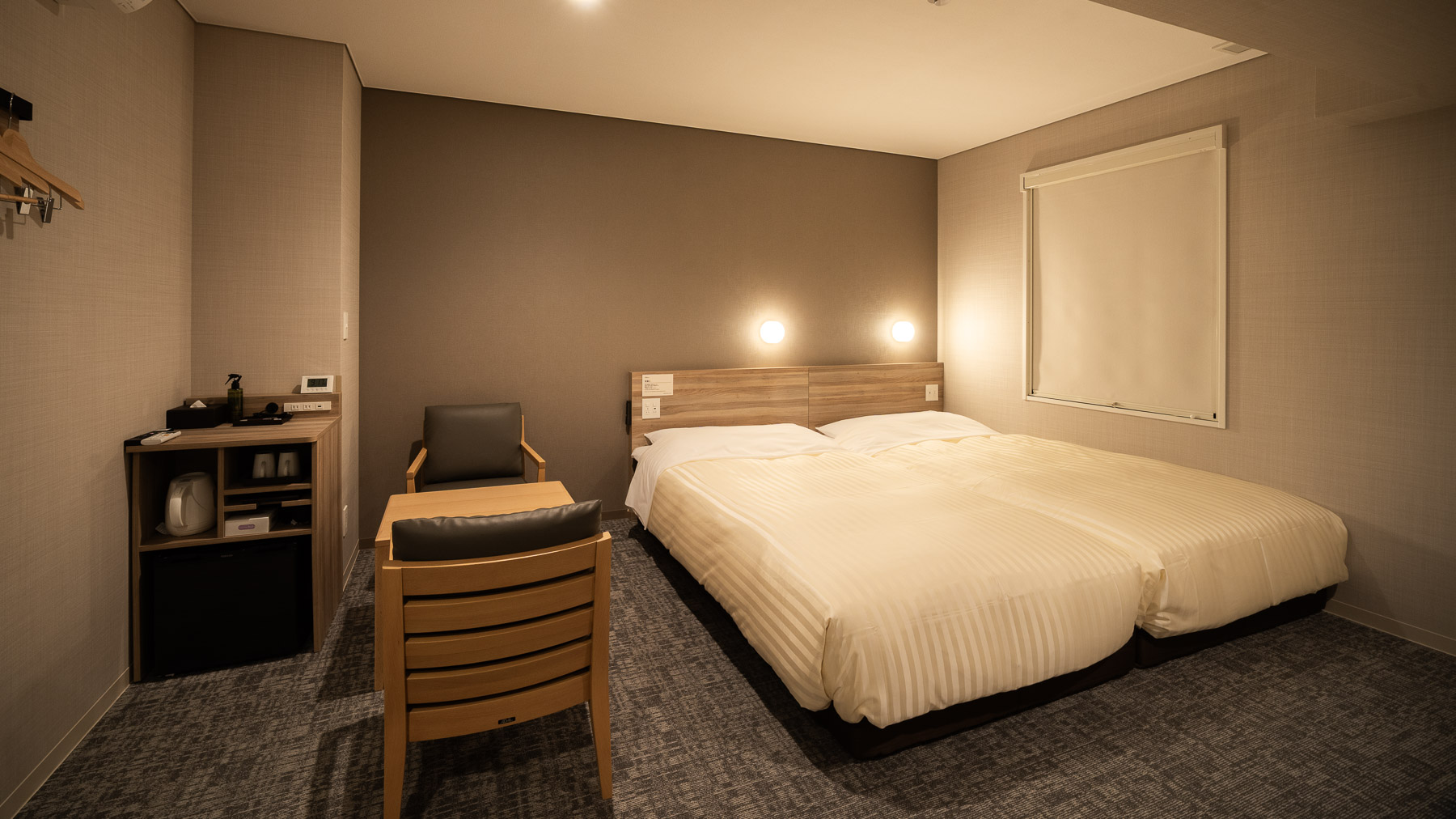 120㎝幅のベッドを2台ご用意♪