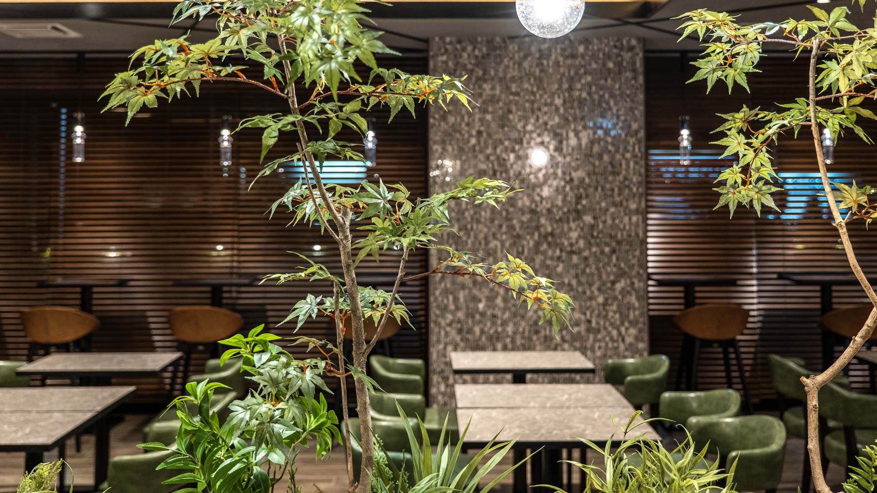 落ち着いた雰囲気で過ごしやすい空間です