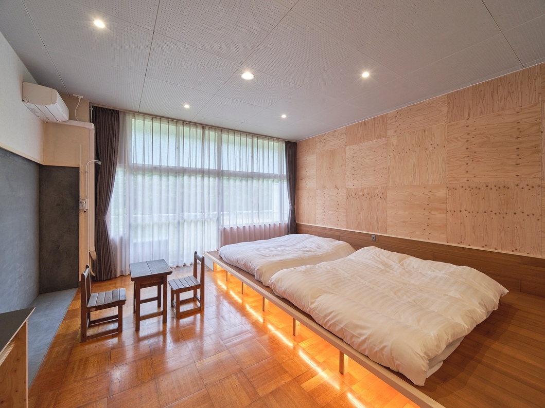 ２名様以下【さらさら】職員室にゆったりお泊まり！（食事なし）