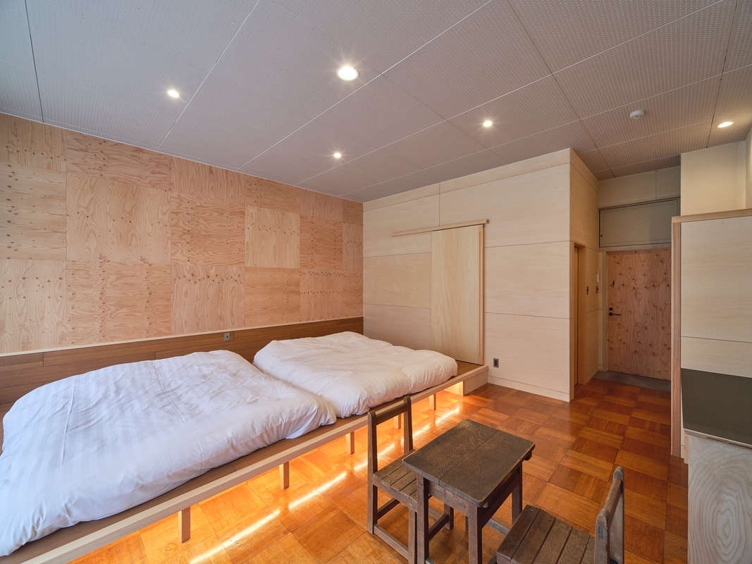 ２名様以下【さらさら】職員室にゆったりお泊まり！（食事なし）