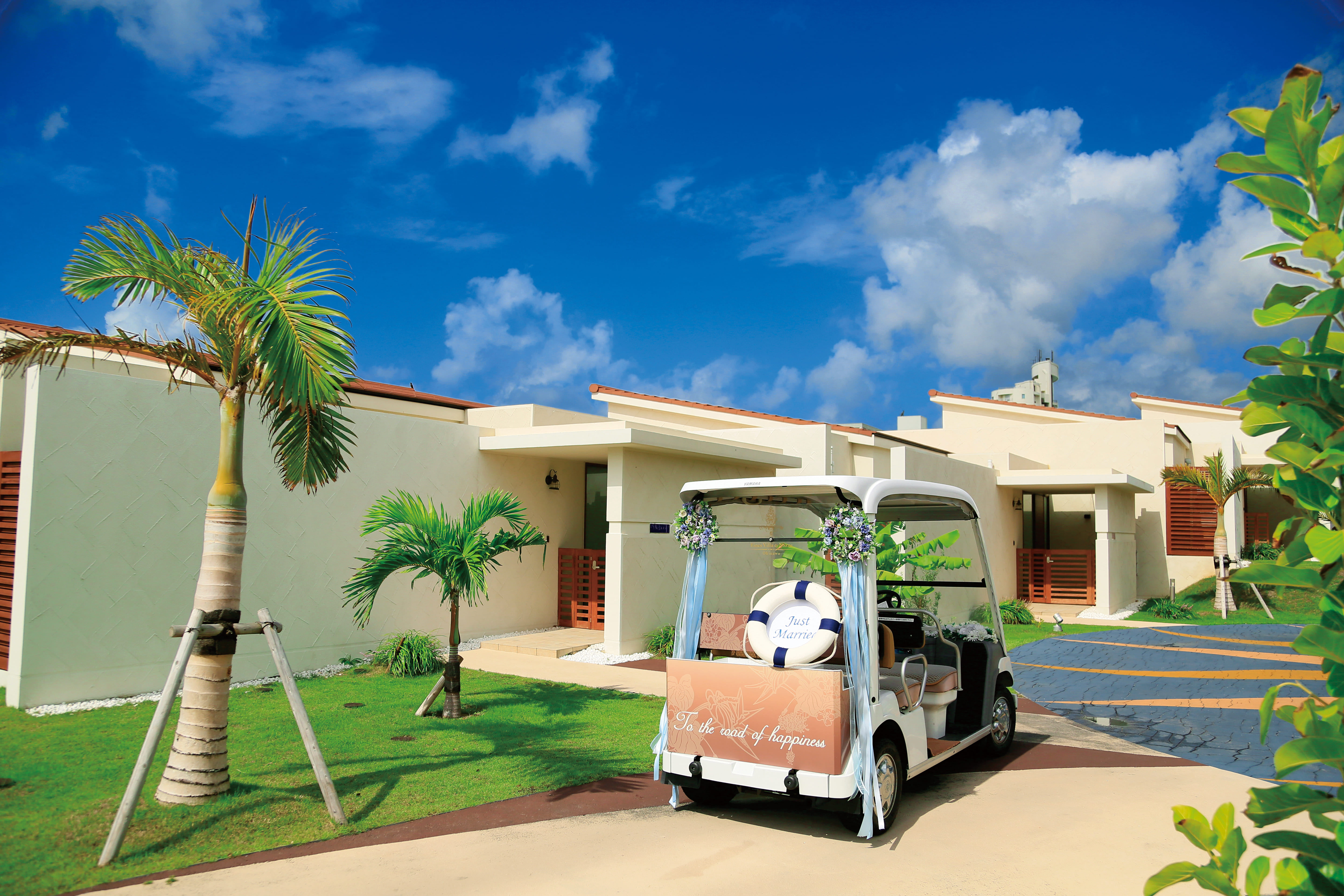 12棟のヴィラは全室独立型のスイートルームタイプ。 