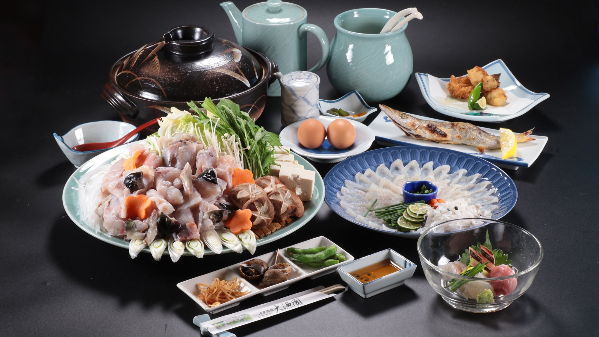 ◇河豚ーフグーデラックス◇欲張り贅沢　河豚も海鮮も楽しめる贅沢◇1泊2食付【FGU】