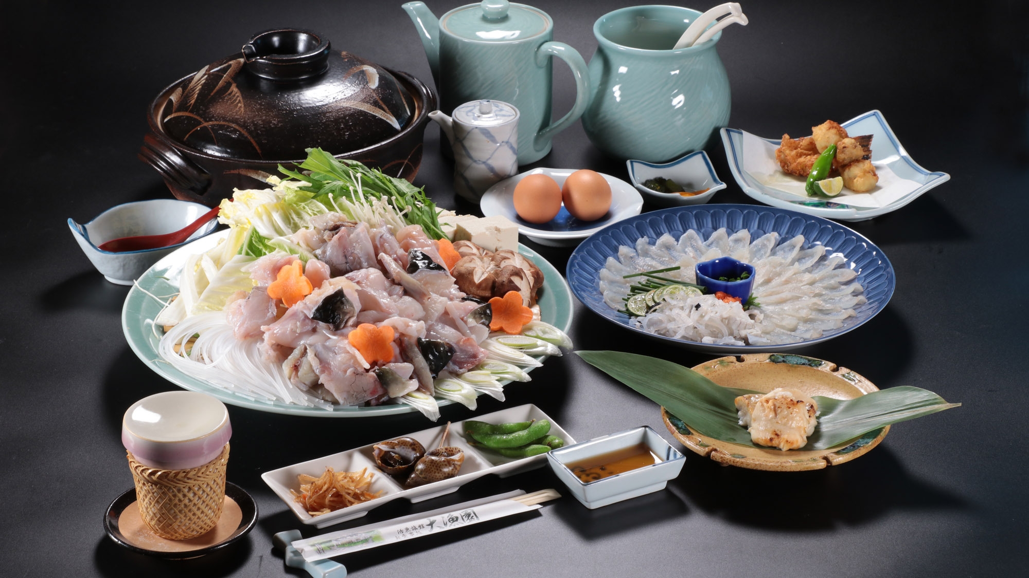 贅沢河豚白子焼き◇贅沢河豚-フグ-スペシャル◇ふぐひれ酒で乾杯◇1泊2食付【FSP】
