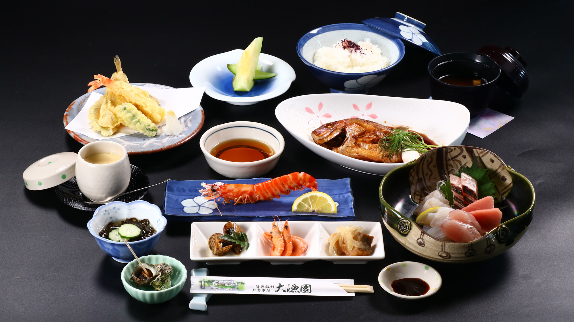 料理_夕食_全体_おすすめコース*