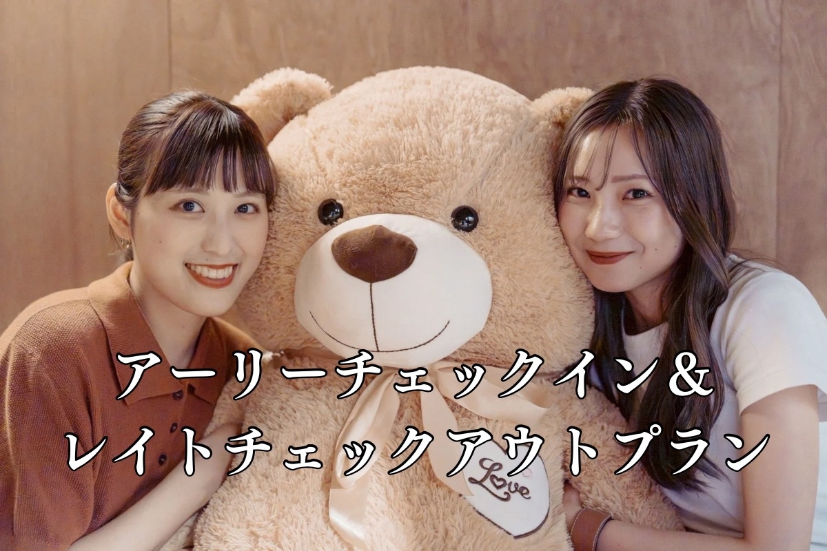 【14：00〜翌11：00】アーリーチェックイン＆レイトチェックアウトプラン