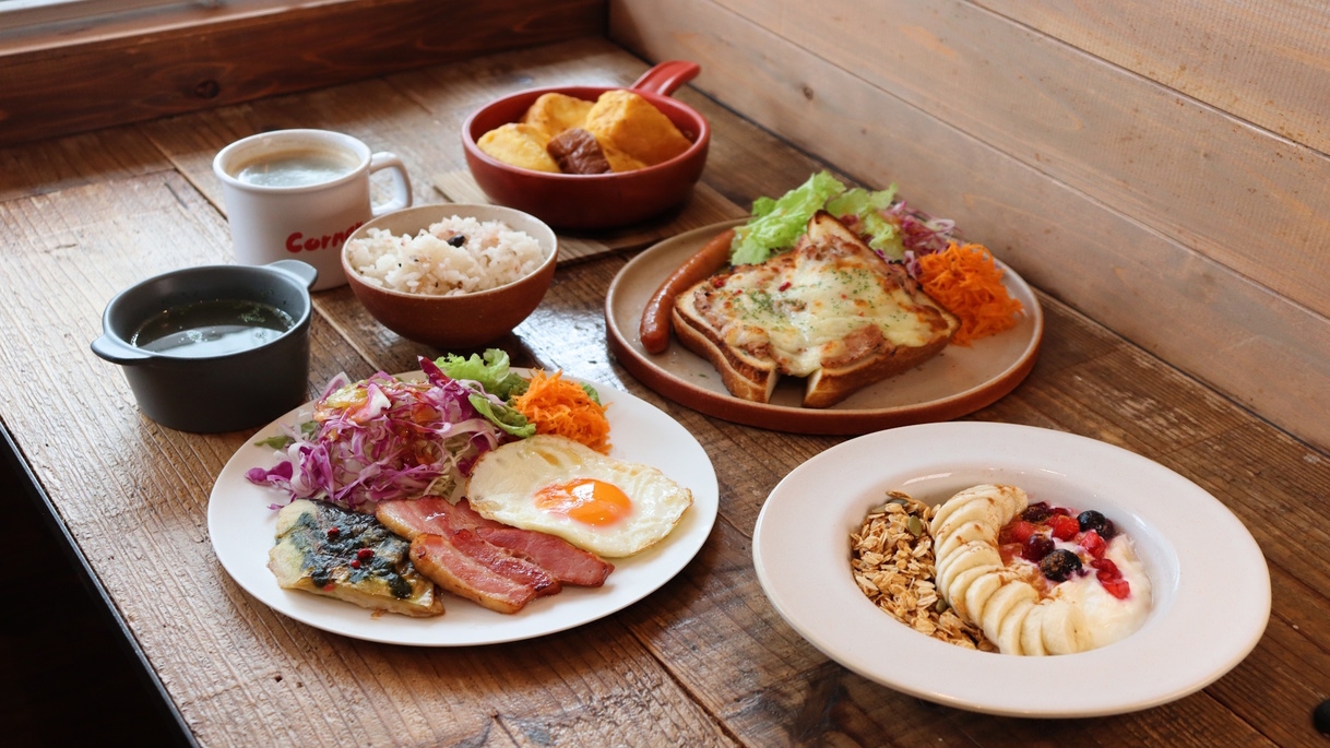【スマートステイ】ホテル徒歩1分！おしゃれカフェで4種類から選べる朝食プレート付きプラン