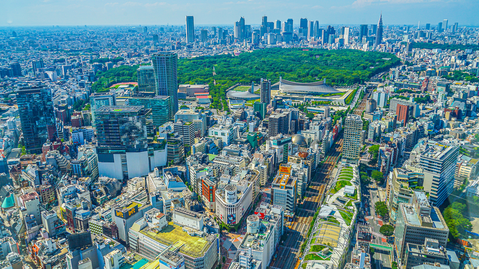 ◆渋谷スカイ展望台からの眺め