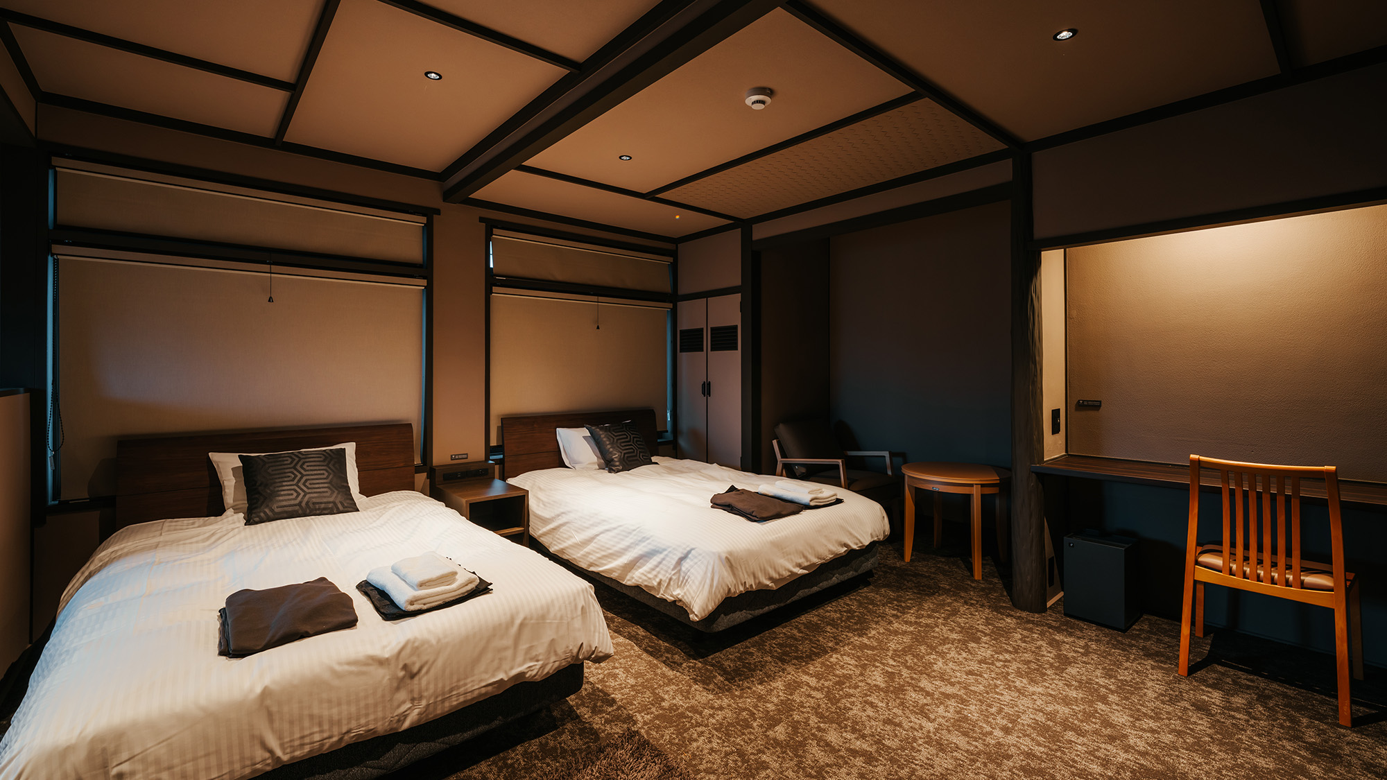 布団追加（2名まで）対応のお部屋