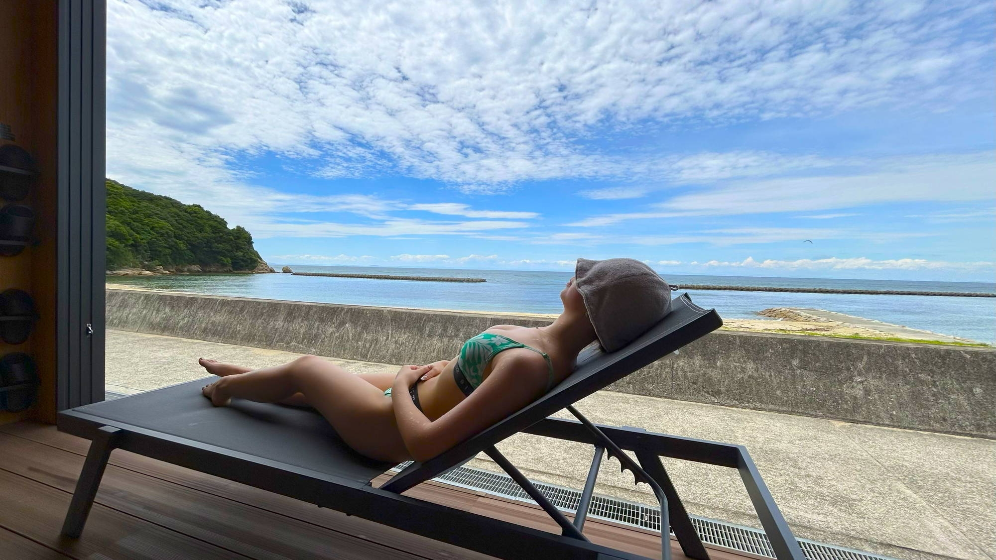 海、空、サウナ。すべてが目の前にある極上の居場所＜一棟貸切＞