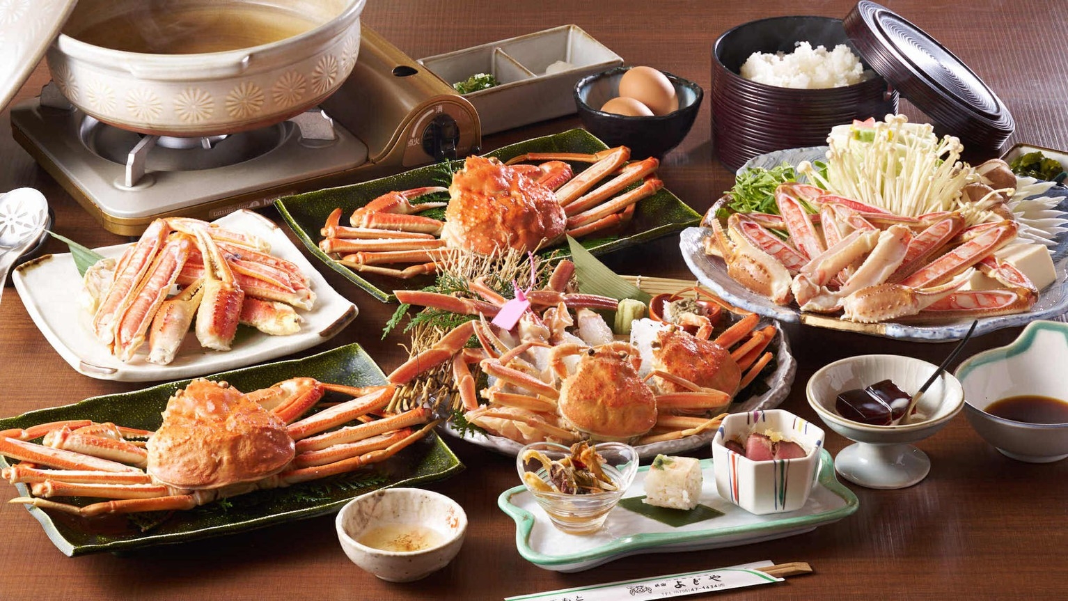 ★C【かにフルコース】本命かにちゃんにまっしぐら！プリップリ活かにのお造りに舌鼓〔1泊2食付〕