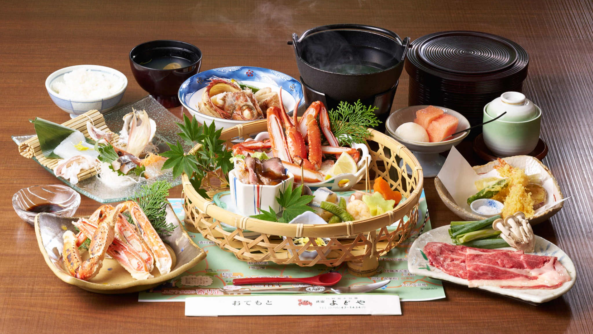 安心の国産牛を使ったしゃぶしゃぶと、新鮮海の幸をお楽しみ頂けるプランです。
