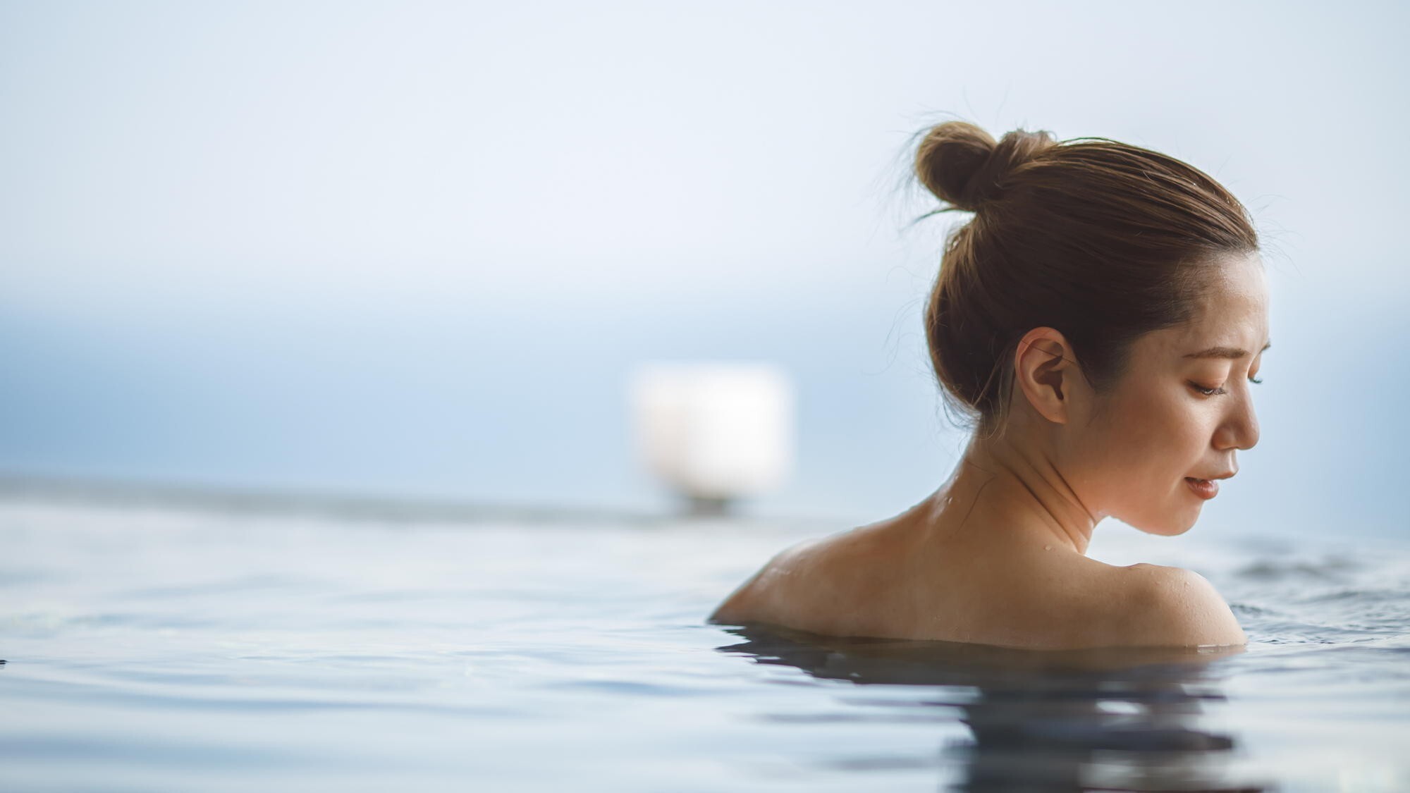 ◆展望露天風呂「阿多美」｜開放感あふれるインフィニティ。