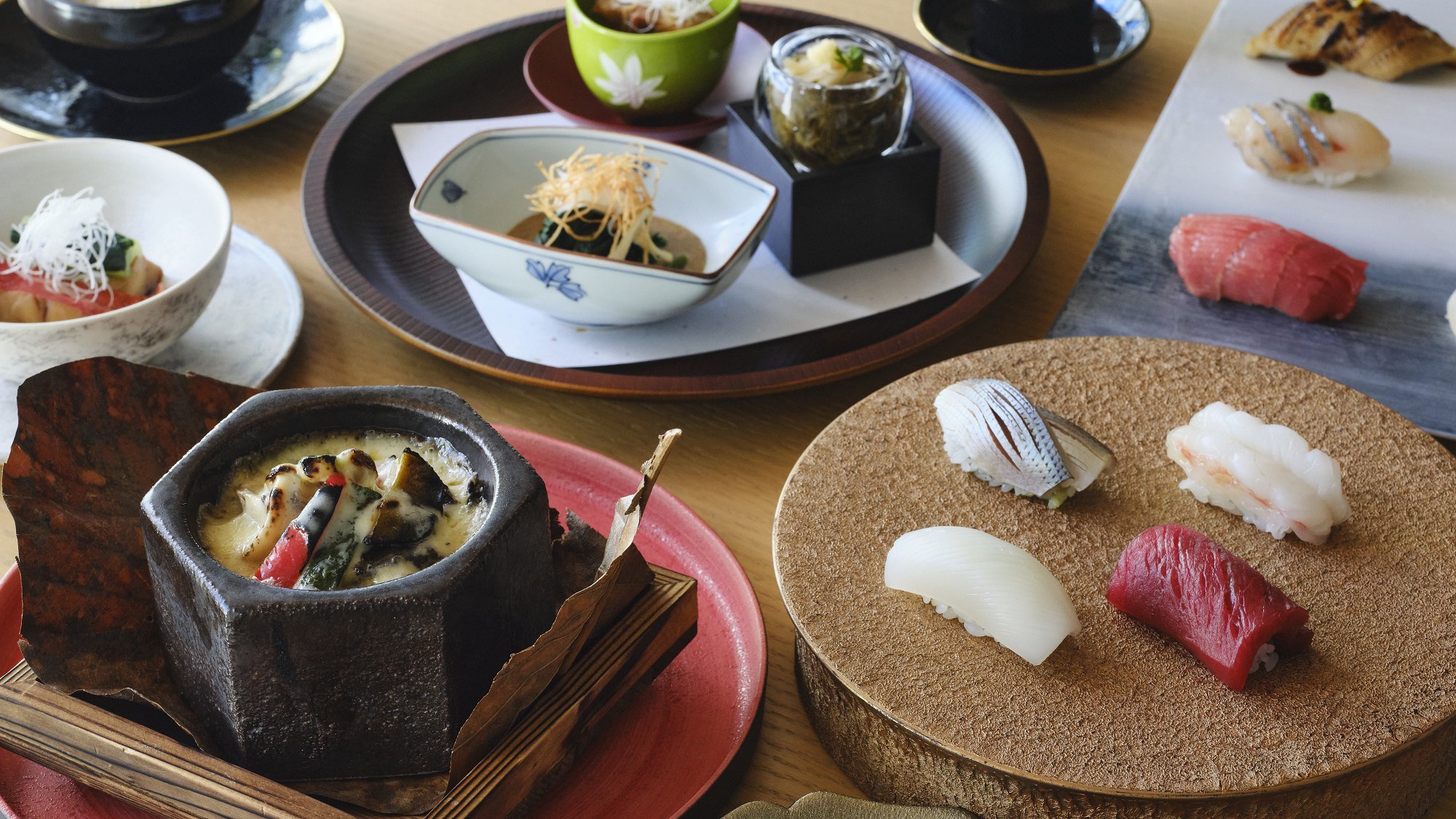 ◆夕食一例｜二人の料理人が技を重ね、海の幸を尽くした特別な会席