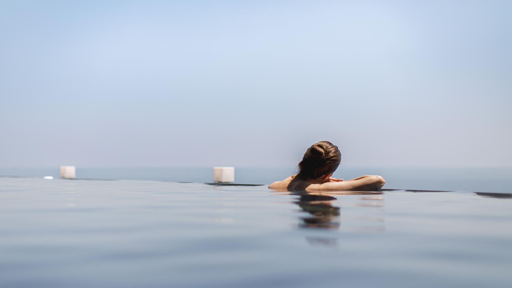 ◆展望露天風呂「阿多美」｜贅沢なまでの時に心身を開放する、「熱海・伊豆山 佳ら久」の温泉。