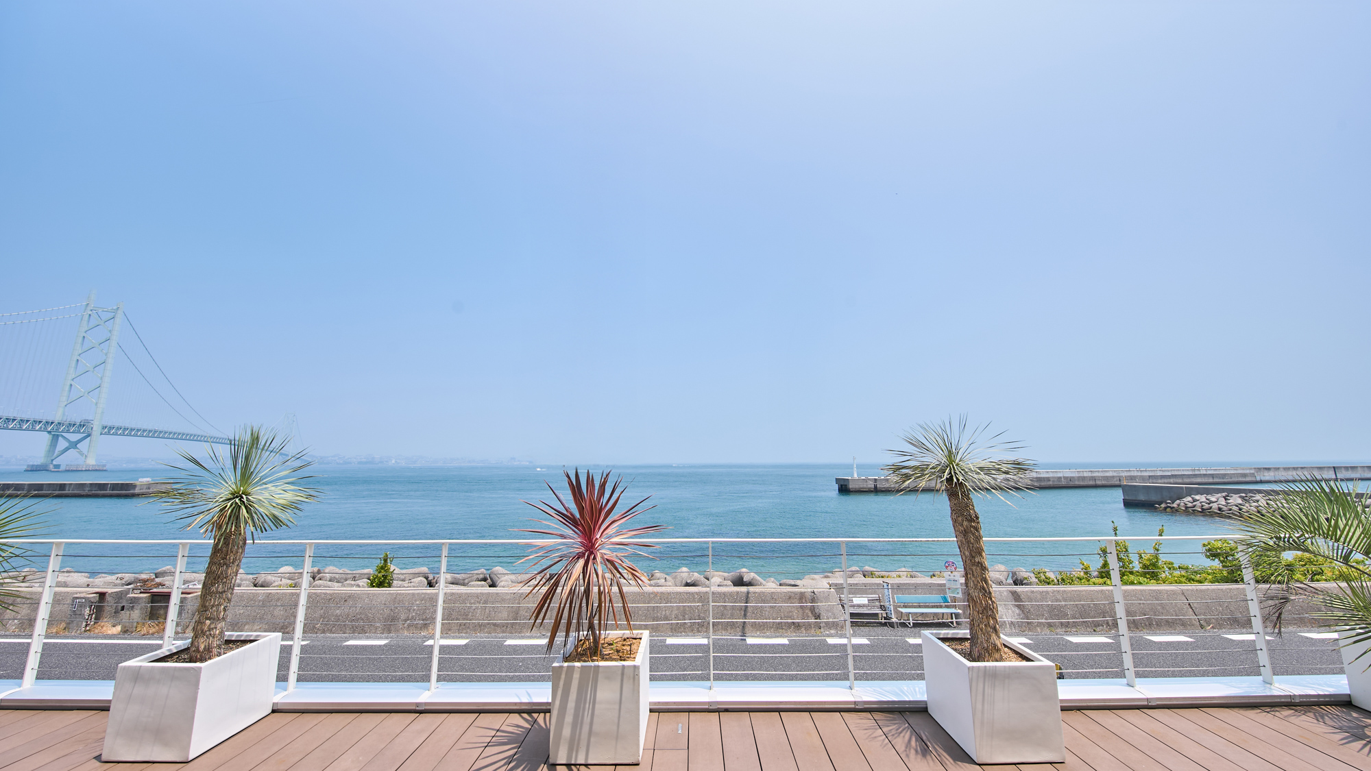 テラスからの景色