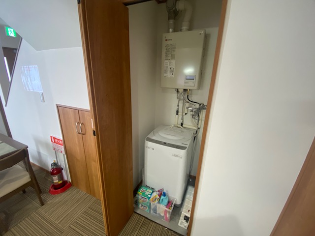 給湯　洗濯機