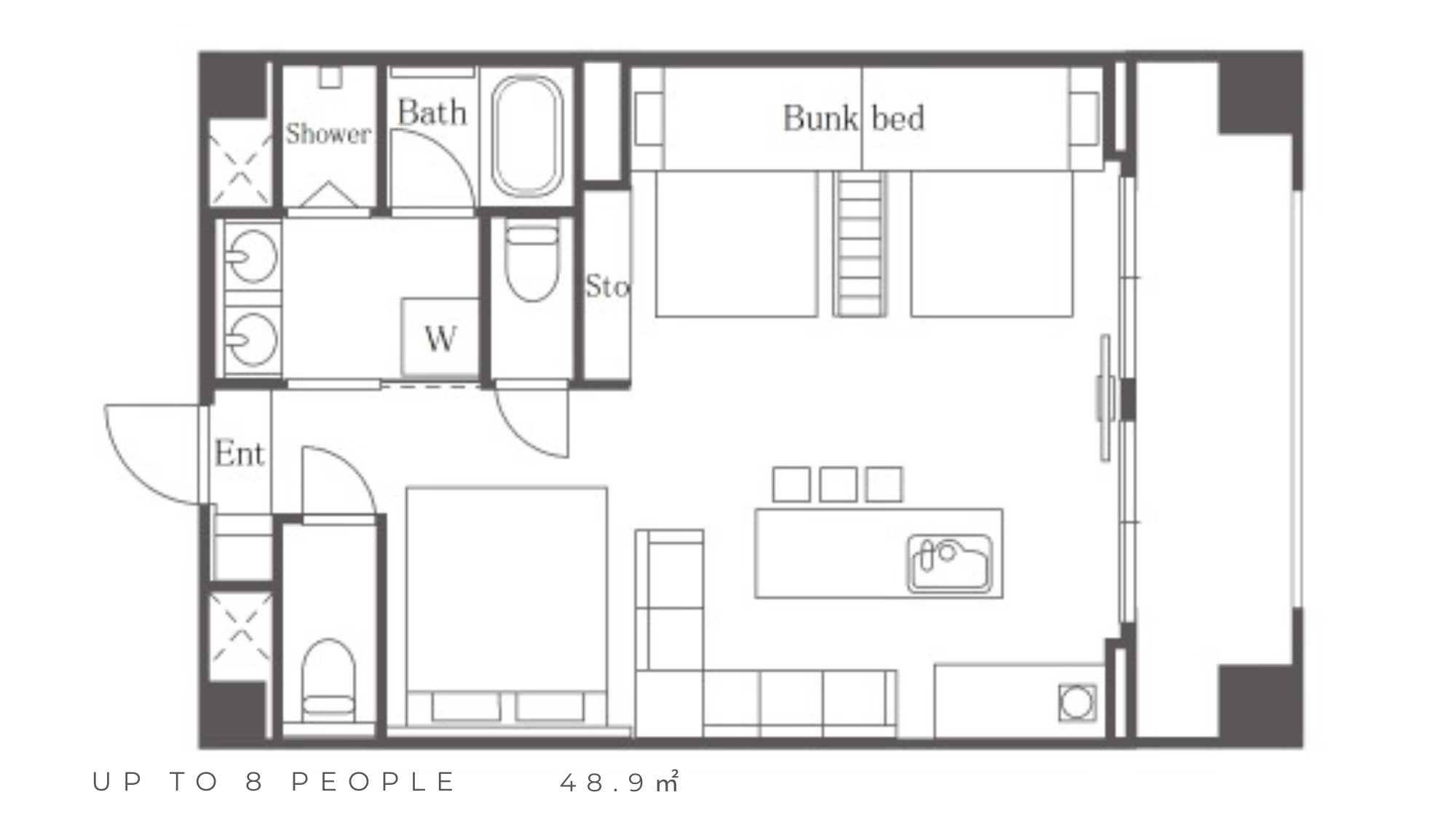 スーペリアバンク間取り
