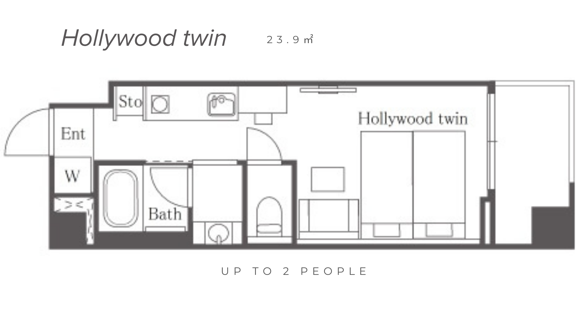 ハリウッドツイン間取り