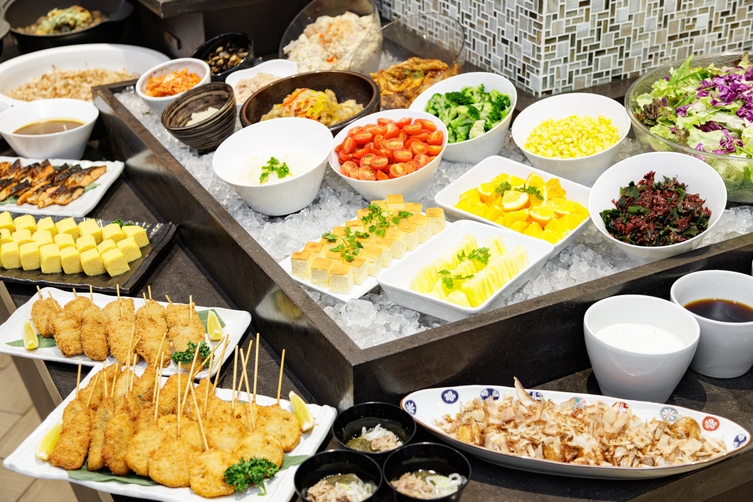 早期割14　- 朝食付 -　〜　観光拠点で彩り豊かな朝食を　〜