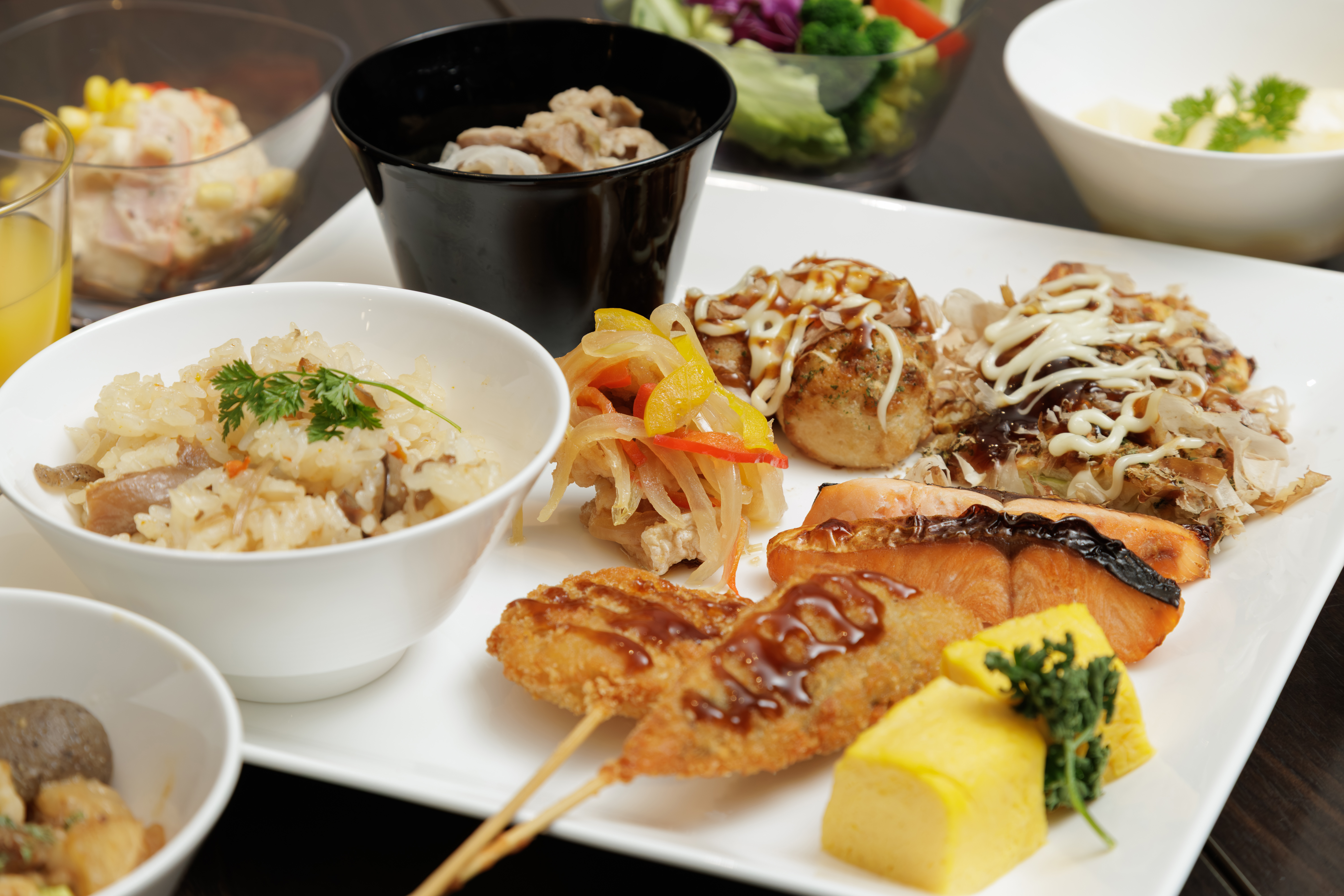 朝食　和食一例