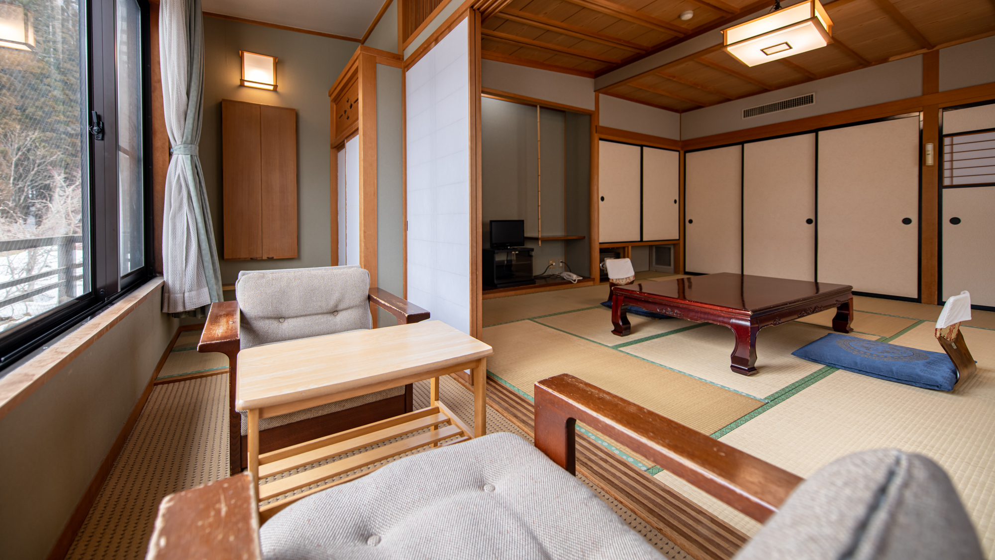 *【和室12.5畳】こちらの12.5畳のお部屋はファミリー向けにおすすめです。