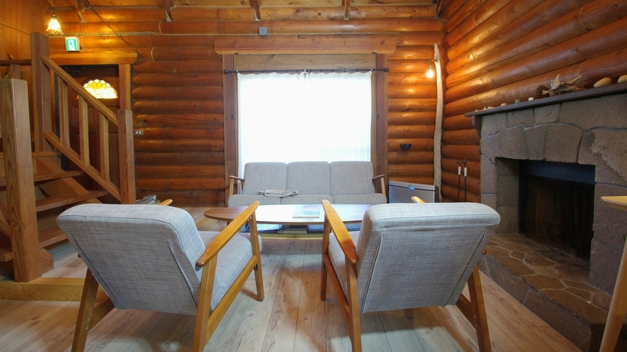 【コテージ】120平米・離れ貸切（2階建/暖炉・デッキ付）