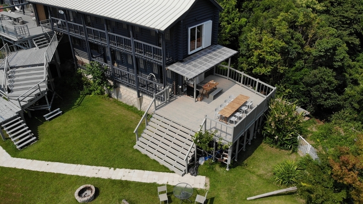 【フォレスト棟】森に抱かれたフォレスト棟で静かな時間を200平米の1棟で過ごすひととき