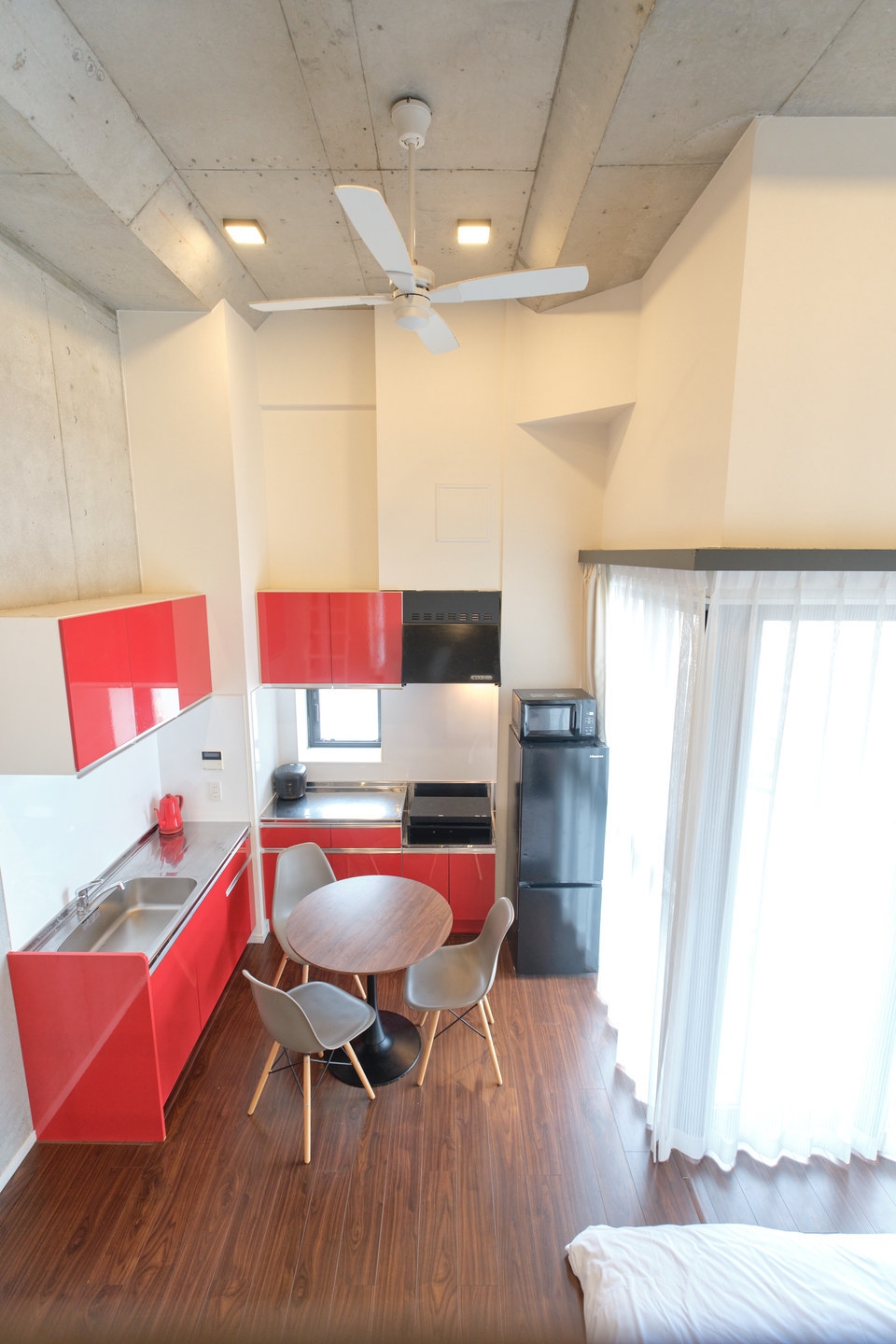 4B＊部屋からスカイツリー＊森下駅から徒歩4分/落ち着いた雰囲気/最大5名様まで可能/素泊まり