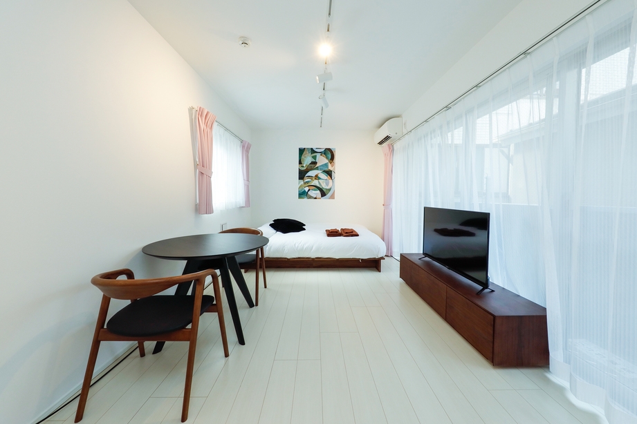 202*白金高輪駅から6分/主要駅までアクセス抜群/2名収容/Wi-Fi